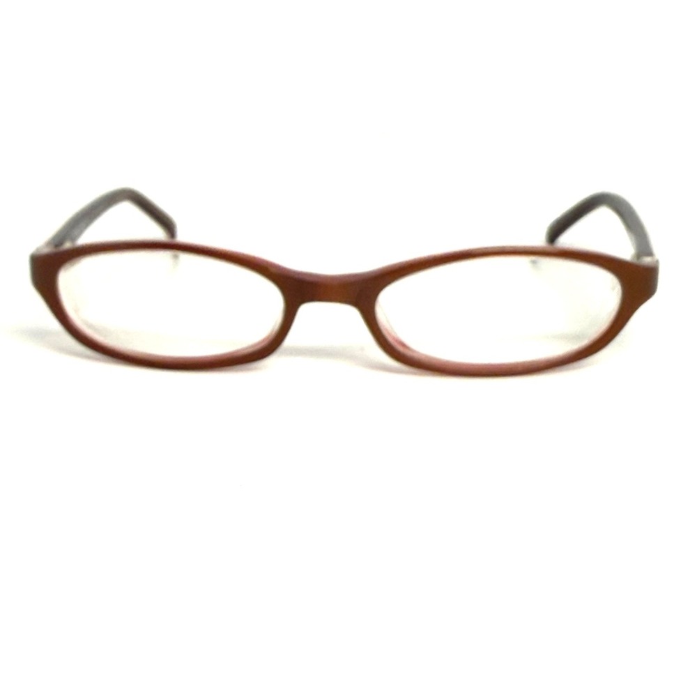 Vera Bradley Emily Eyeglasses Carnaby CRB Brown Floral Oval Frames 125